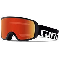 GIRO Cruz Black Wordmark Amber Scarlet size M - Ski Goggles