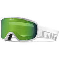 GIRO Cruz White Wordmark Loden Green - Ski Goggles