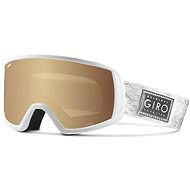GIRO Gaze White / Silver Shimmer Amber Gold - Ski Goggles