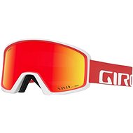 GIRO Blok Red/White Apex Vivid Ember - Ski Goggles