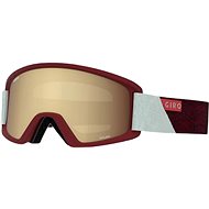 GIRO Dylan Scarlet/Grey Peak Amber Gold/Yellow (2 lenses) - Ski Goggles