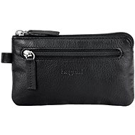Bugatti Sempre Leather key ring black - Case for Personal Items