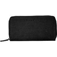 Bugatti Luca long Wallet with zipper, black - Wallet