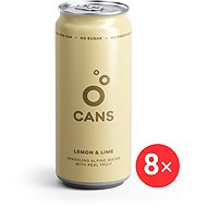 CANS with lemon and lime flavour, 8 x 330 ml - Flavoured Water