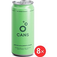CANS with apple and elderberry flavour, 8 x 330 ml - Flavoured Water