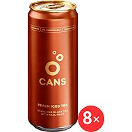 CANS Ledový čaj broskev, 8 x 330 ml - Iced Tea