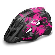 R2 WHEELIE ATH23E Black / Pink Size S - Bike Helmet