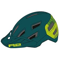R2 TRAIL 2.0 ATH31U Green/Yellow - Bike Helmet