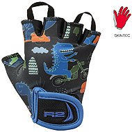 R2 Wax black, blue ATR08A11/4Y - Cycling Gloves