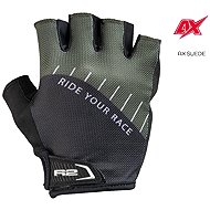R2 Vouk black, khaki green ATR19X/XL - Cycling Gloves