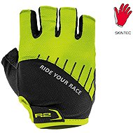 R2 Hoppy neon yellow, black ATR48B/6Y - Cycling Gloves