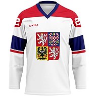CCM Olympic jersey without ads white Pastrňák XL - Jersey