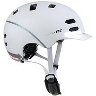 Varnet Safe-Tec SK8 White M (55 cm – 58 cm) - Prilba na bicykel