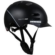 Varnet Safe-Tec SK8 Black L (58 cm – 61 cm) - Prilba na bicykel