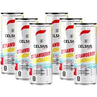 Celsius Strawberry Lemonade - Strawberry flavour - 6 x 355ml - Sports Drink