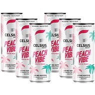 Celsius Peach Vibe - Peach - 6 x 355 ml - Sports Drink