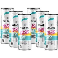 Celsius Oasis Vibe - Lime / Cactus - 6 x 355ml - Sports Drink