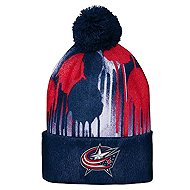Outerstuff Columbus Blue Jackets NHL Paint Splatter Cuffed kids' winter hat - Winter Hat