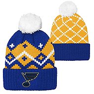 Outerstuff St. Louis Blues NHL Patchwork Cuffed Knit children's winter hat - Winter Hat