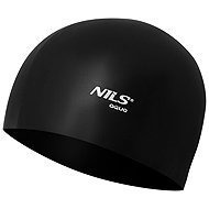 NILS Aqua NQC BK01 Silikonová čepice, černá - Bathing Cap