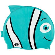 Acra Dětská plavecká koupací čepice, Nemo, tyrkysová - Bathing Cap