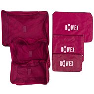 ROWEX Set of suitcase organizers 6 pcs burgundy - Organiser