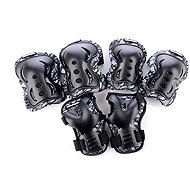 Tempish FID II 3 black set of knee, elbow and wrist protectors, sized 2.5 mm. S - Protector Set