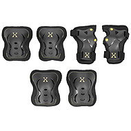 NILS Extreme H320 Protector Set black-yellow size. S - Protector Set