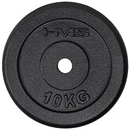 Black cast iron disc HMS 10 kg - Gym Weight