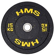 Olympic bumper disc HMS HTBR 15 kg - Gym Weight