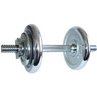 KUBIsport One-handed loading dumbbell, chrome-plated 8,5 kg - Dumbell