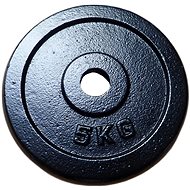 KUBIsport Cast iron disc 5 kg - 25 mm - Gym Weight