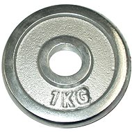 KUBIsport Disc chrome 1 kg - 25 mm - Gym Weight