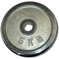 KUBIsport Chrome disc 5 kg - 25 mm - Gym Weight