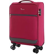 T-class® Carry-on suitcase SC-045, burgundy, M - Suitcase