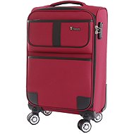 T-class® Carry-on suitcase SC-080, burgundy, M - Suitcase