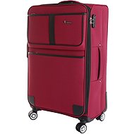T-class® Large travel case SC-080, burgundy, XL - Suitcase