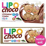 LIPOchoco liposomal vitamins C+D3+Zn, 40 chocolate bears - Vitamins