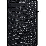 Click & Slide Sleek Croco, Black/black - Wallet