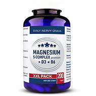 Clinical Nutricosmetics Magnesium 5 complex premium + D3 + B6 200 kapslí - Magnesium