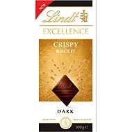 Lindt EXCELLENCE Dark Crispy Biscuit, 100 g - Chocolate