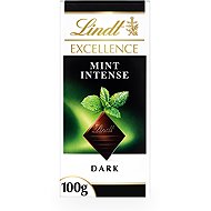 Lindt EXCELLENCE Mint-flavoured dark chocolate, 100 g - Chocolate