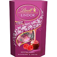 Lindt LINDOR Raspberries and cream, 200 g - Box of Chocolates