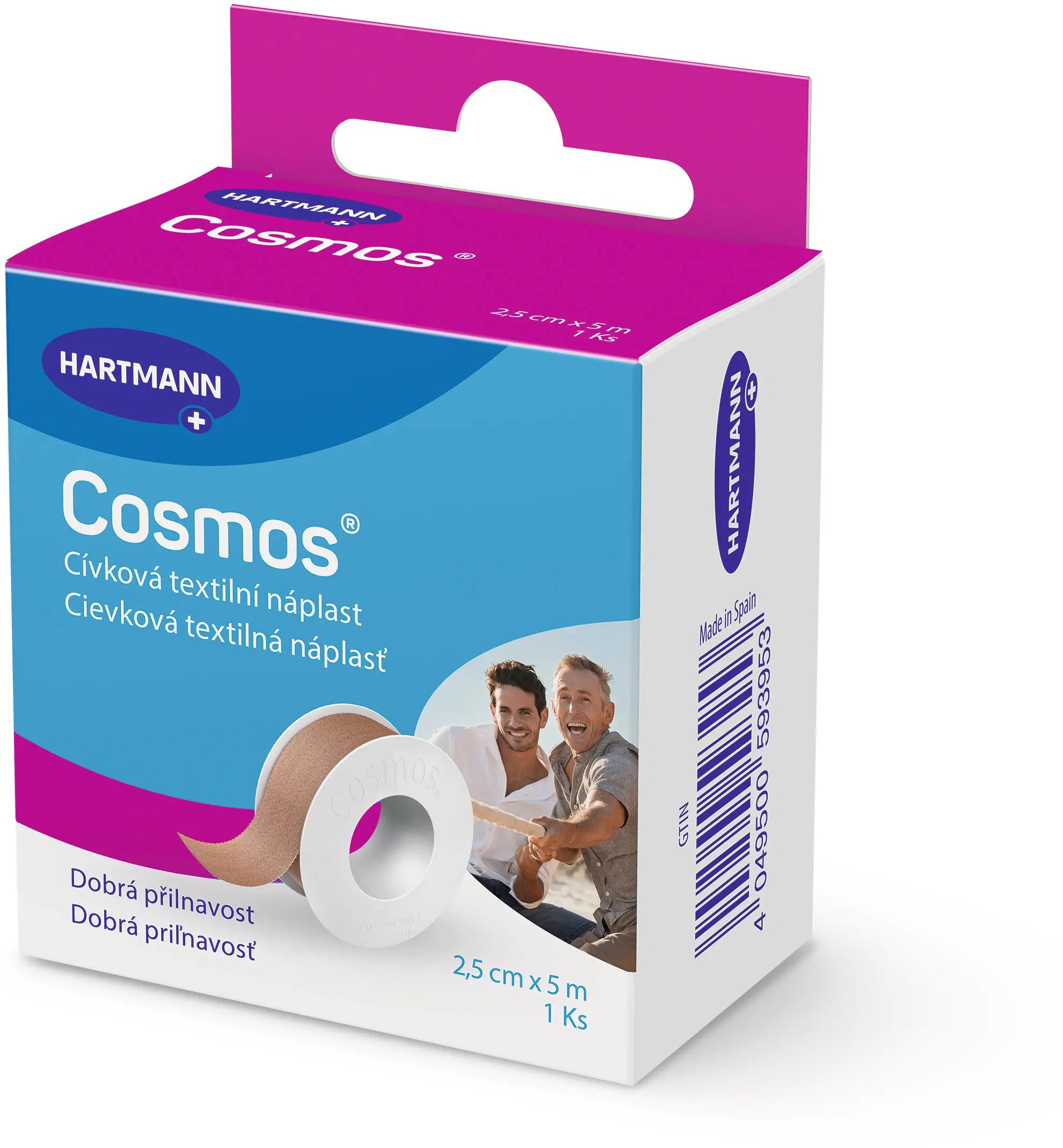 Cosmos coil patch 2,5 cm × 5 m - Plaster