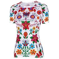 Women's functional T-shirt White Frida - Cycling Jersey