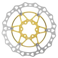 TY-SPV-160TH-heart, gold - Bike Brake Disc