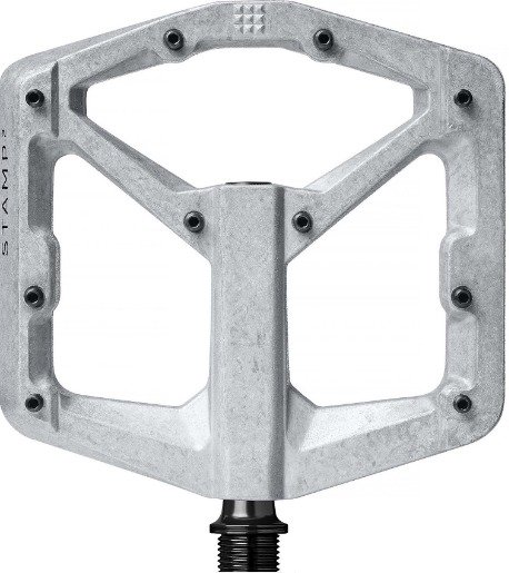 Crankbrothers Stamp 2 Large Raw Silver - Pedals