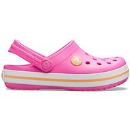 Crocs Crocband Clog Kids Electric Pink/Cantaloupe, EU 24-25 / US C8 / 149 mm - Slippers