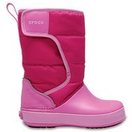 Crocs LodgePoint Snow Boot Kids Candy Pink/Party Pink, EU 22-23/US C6/132 mm - Snehule