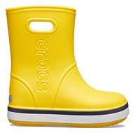 Crocs Crocband Rain Boot Kids Yellow/Navy, EU 29-30 / US C12 / 183 mm - Holínky